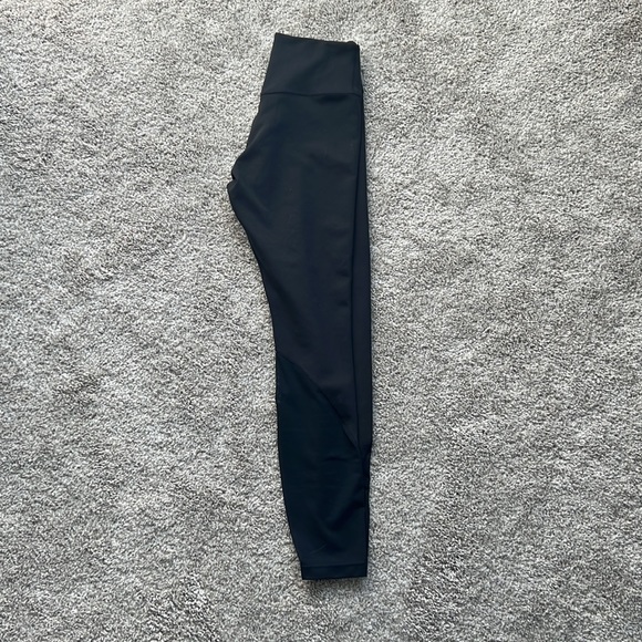 Black mesh Womens Nike Leggings - Picture 4 of 5